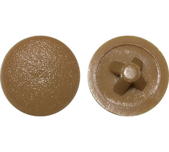 Изображение товара Заглушка КРЕП-КОМП №3, темно-бежевая, 1000 шт. зпс3 тем.бежев