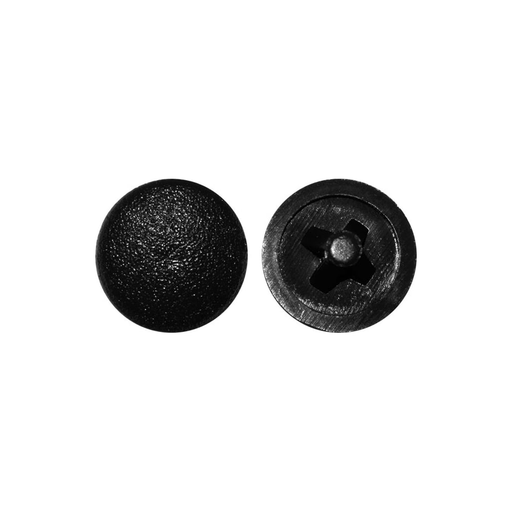 Изображение товара Заглушка КРЕП-КОМП №3 черная 1000 шт для конфирмата и шурупов