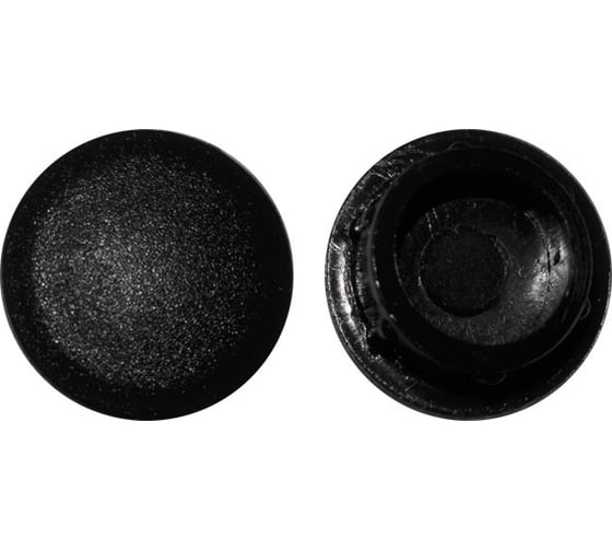 Изображение товара Заглушка под отверстие КРЕП-КОМП 14 мм, черный, 1000 шт. зпр14 черный
