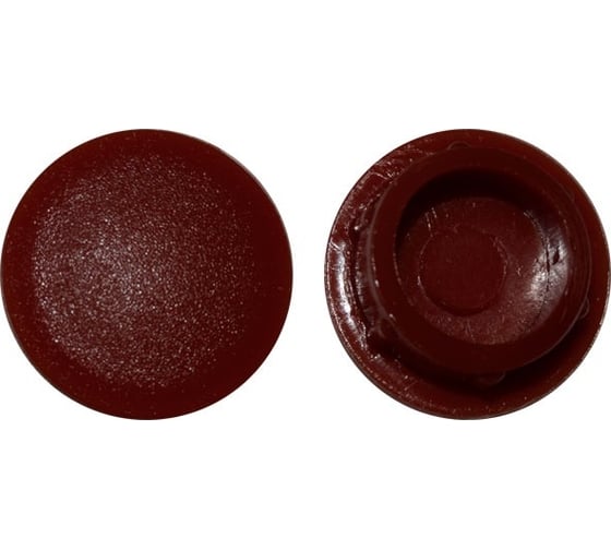 Изображение товара Заглушка под отверстие КРЕП-КОМП 16 мм, бордо, 1000 шт. зпр16 бордо