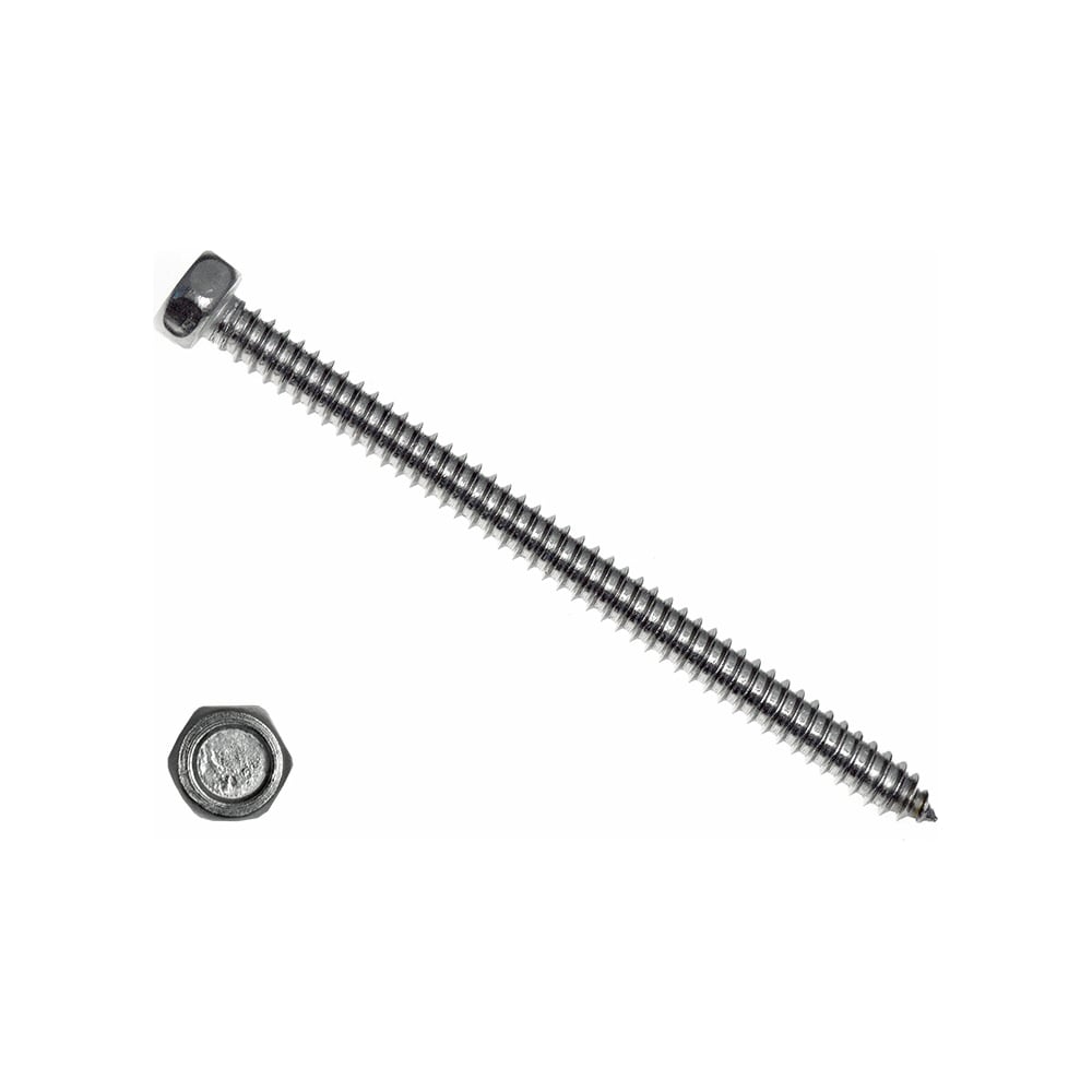 Изображение товара Саморез нержавеющий с шестигранной головой 5,5х60 мм, 200 шт КРЕП-КОМП