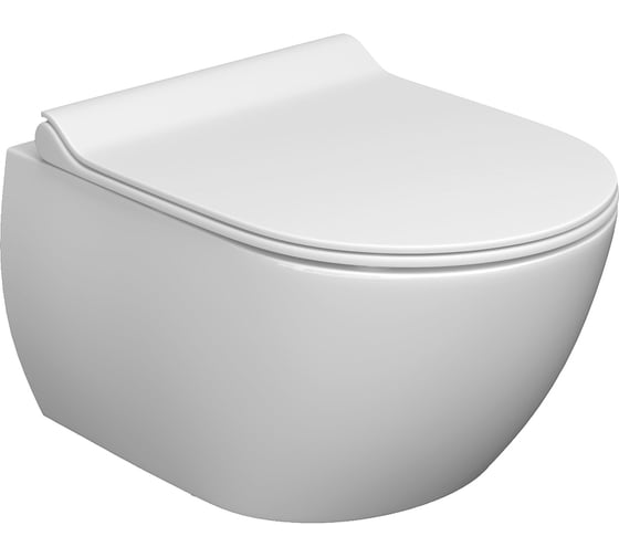 Изображение товара Подвесной унитаз LAPARET (консольный) Accord белый, керамический, с сиденьем из дюропласта, с функцией микролифт х9999288066