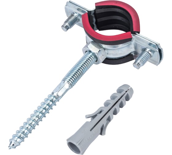 Изображение товара Трубный хомут Gigant х-т комплект оцинк 3/4", 25-28 мм, М8 G/1/76