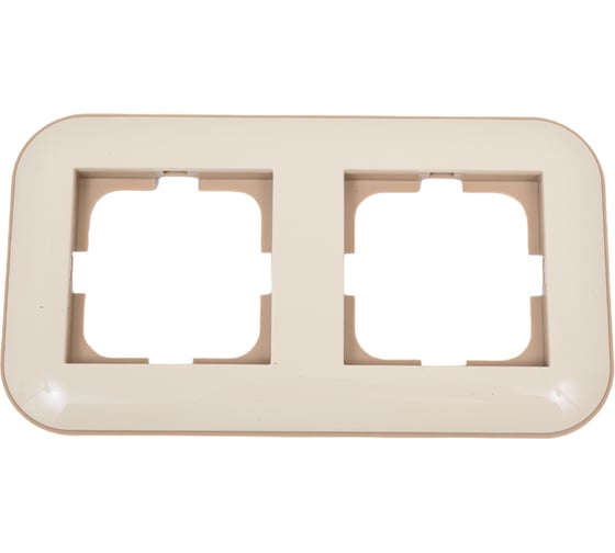 Изображение товара 2-постовая рамка OVIVO Loft крем-крафт 404-020006-226