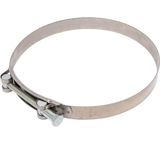 Изображение товара Ленточный винтовой хомут CNIC 214-226/26 мм, М10x120 мм, W2 нержавеющая сталь 26В214226 52627