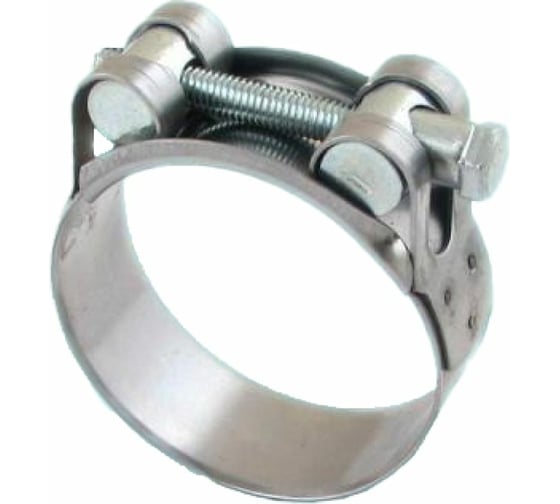 Изображение товара Ленточный винтовой хомут CNIC 44-47/22 мм, М6x60 мм, W2 нержавеющая сталь 26В4447 52608