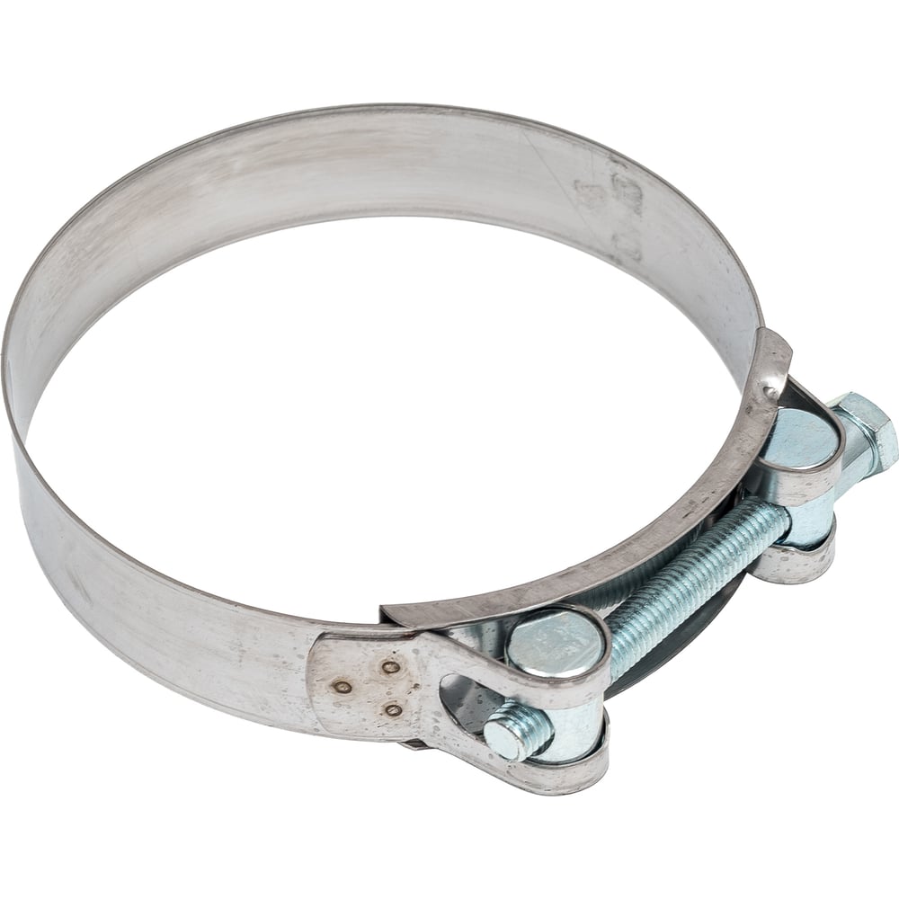 Изображение товара Ленточный винтовой хомут CNIC 104-112/24 мм из нержавеющей стали
