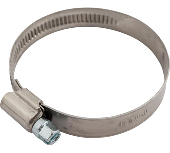 Изображение товара Червячный хомут CNIC 18-28/12,7 мм, W2 нержавеющая сталь, с оцинкованным винтом SAE J1670 05B1828 52554