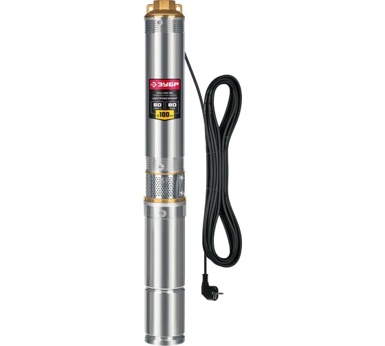 Изображение товара Скважинный центробежный насос ЗУБР НСЦ-100-60