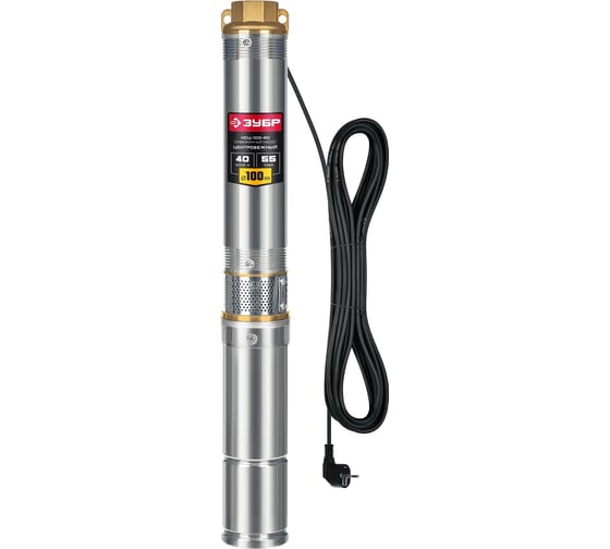 Изображение товара Скважинный центробежный насос ЗУБР НСЦ-100-40