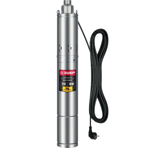 Изображение товара Скважинный винтовой насос ЗУБР НСВ-75-70