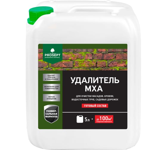 Изображение товара Удалитель мха PROSEPT готовый состав / 5 л 084-5