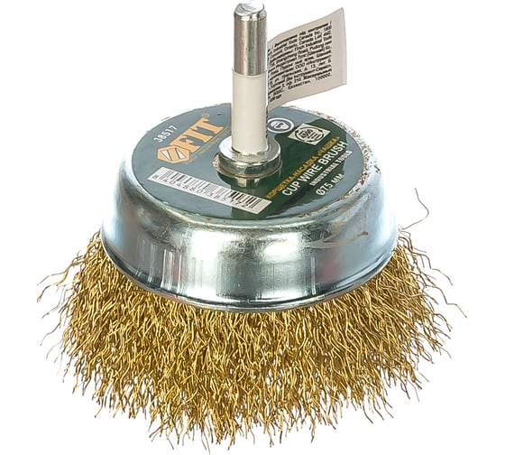 Изображение товара Корщетка-чашка (75 мм) для дрелей FIT IT 38517