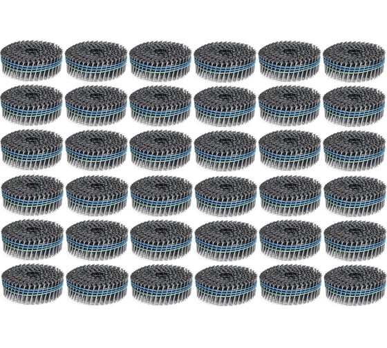 Изображение товара Барабанные гвозди КОРДЛЕНД 10800 шт. (36 кассет по 300 шт.) Ø 2,5 мм, длина 40 мм, Ø шляпки 6,5 мм, ершеные GVB-00003.36