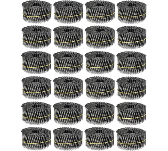 Изображение товара Барабанные гвозди КОРДЛЕНД 7200 шт. (24 кассеты по 300 шт.) Ø 2,5 мм, длина 60 мм, Ø шляпки 6,5 мм, гладкие GVB-00012.24