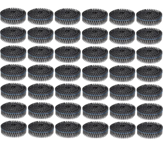 Изображение товара Барабанные гвозди КОРДЛЕНД 12600 шт. (42 кассеты по 300 шт.) Ø 2,5 мм, длина 35 мм, Ø шляпки 6,5 мм, ершеные GVB-00001.42