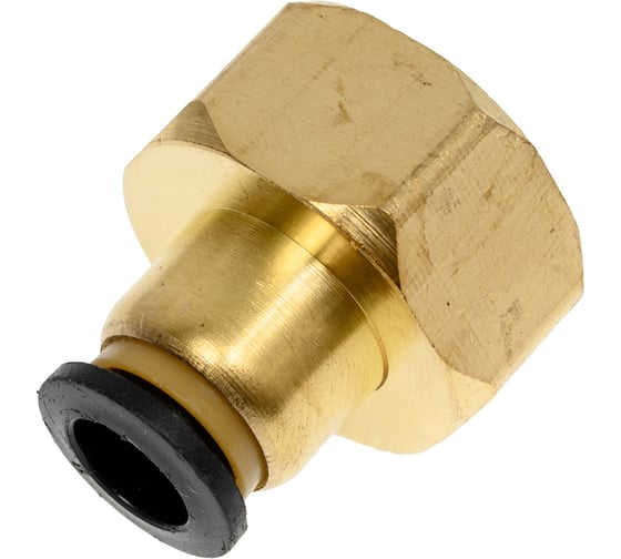 Изображение товара Фитинг прямой трубки ПВХ внутренняя резьба M22х1.5 мм - 8 мм, 10 шт Дали-Авто DA-01310