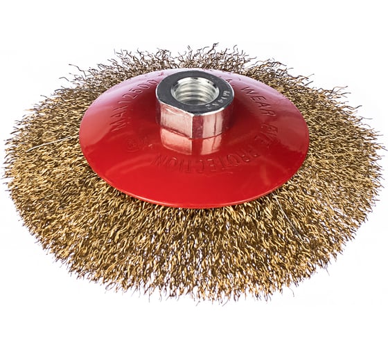 Изображение товара Корщетка-колесо с наклоном (125 мм; М14) для УШМ  FIT IT 39052