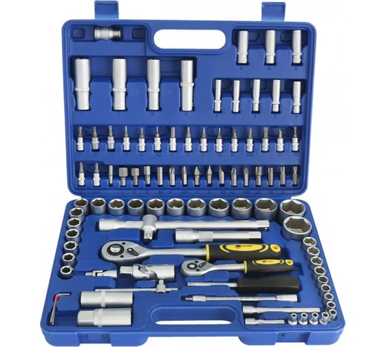 Изображение товара Слесарно-монтажный набор 94 предмета Калибр НСМ-94 00000048767