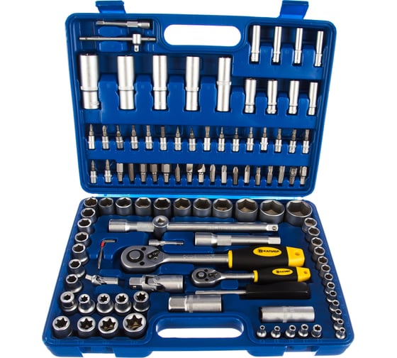 Изображение товара Слесарно-монтажный набор 108 предметов Калибр НСМ-108 00000048768