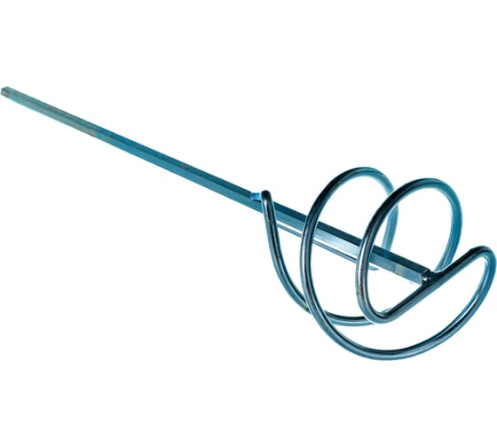 Изображение товара Мешалка металлическая оцинкованная Профи (80х400 мм) для дрелей FIT IT 04212