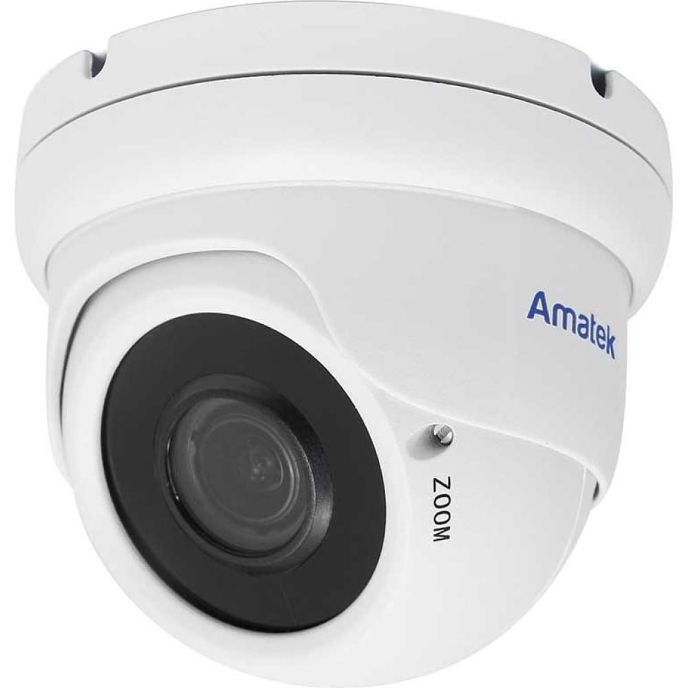 Купольная ip видеокамера Amatek видеокамера ip hikvision hiwatch ds i256 2 8 12мм белый