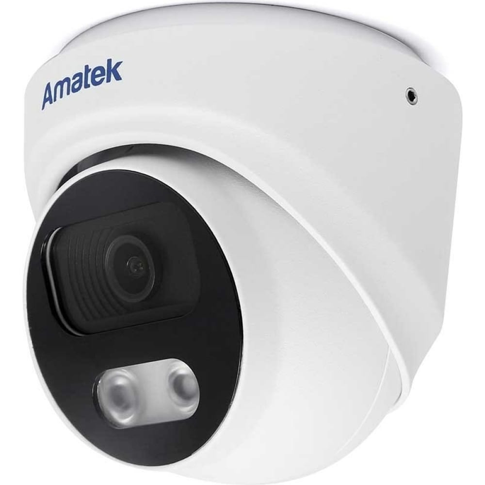 Купольная ip видеокамера Amatek видеокамера ip trassir tr d8121ir2 2 8мм белый