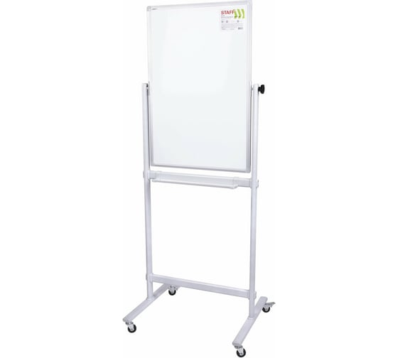 Изображение товара Двусторонняя магнитно-маркерная доска Staff на стенде, 60x90 см 238013