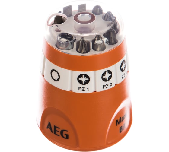 Изображение товара Набор Maxi-Bit (10 предметов; 25 мм; Sl/Ph/Pz) AEG 4932399493