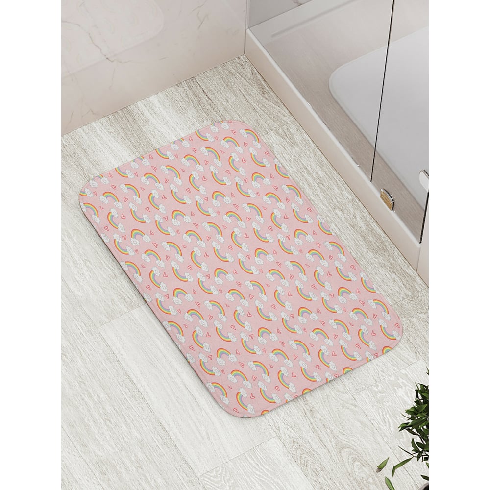 Противоскользящий коврик для ванной JOYARTY коврик в ванную комнату fresh звёзды 50 х 80 см микс