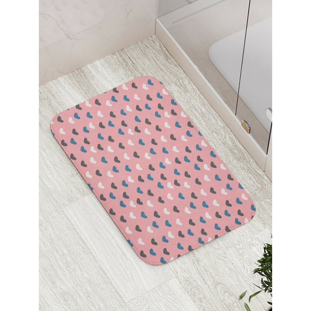 Противоскользящий коврик для ванной JOYARTY коврик для ванной доляна пушистик 50×80 см коричневый