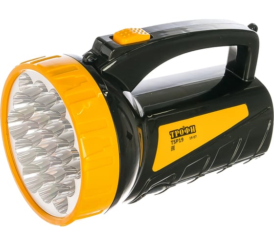 Изображение товара Фонарь ТРОФИ TSP19 Акку 4V2Ah, 19+18xLED, ЗУ 220V C0045552