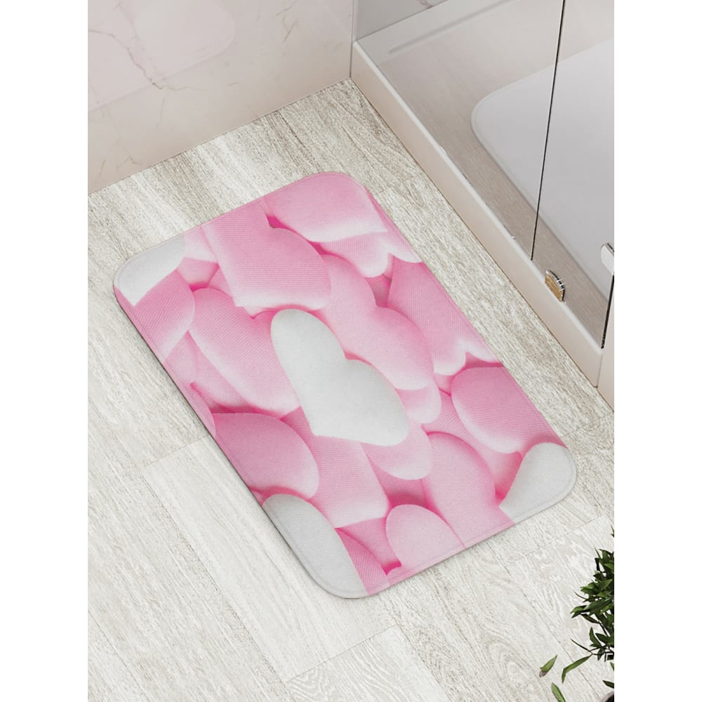 Противоскользящий коврик для ванной JOYARTY коврик для мыши oklick ok f0450 450x350x3 мм