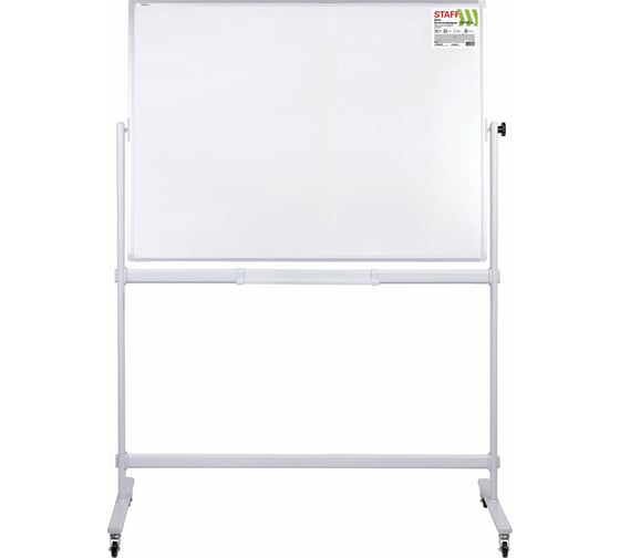 Изображение товара Двусторонняя магнитно-маркерная доска Staff на стенде, 120x180 см 238008