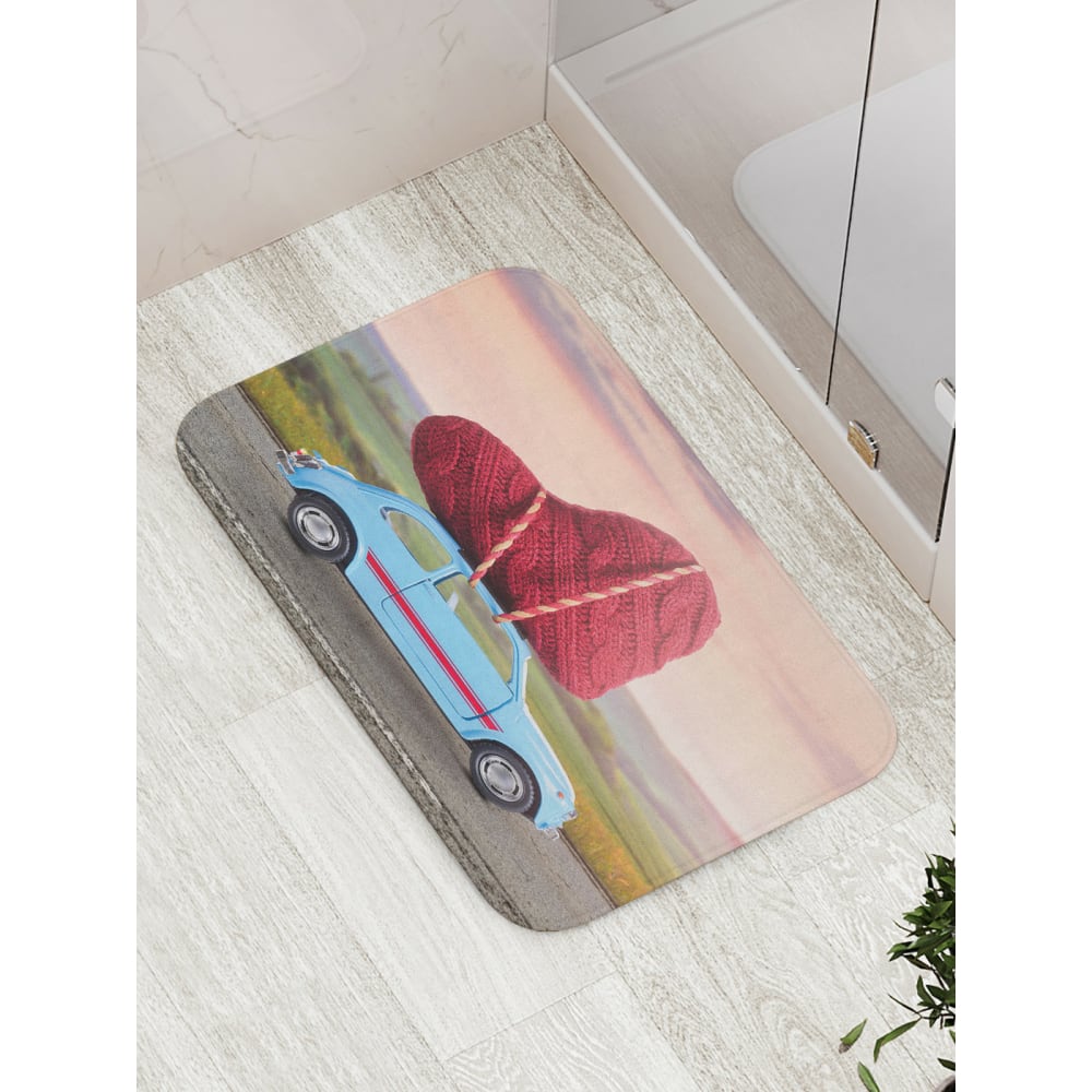 Противоскользящий коврик для ванной JOYARTY коврик гобеленовый luca луиза 65 см рулон 20 м