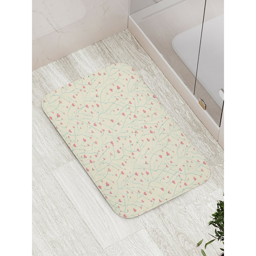 Противоскользящий коврик для ванной JOYARTY коврик в ванную комнату fresh звёзды 50 х 80 см микс