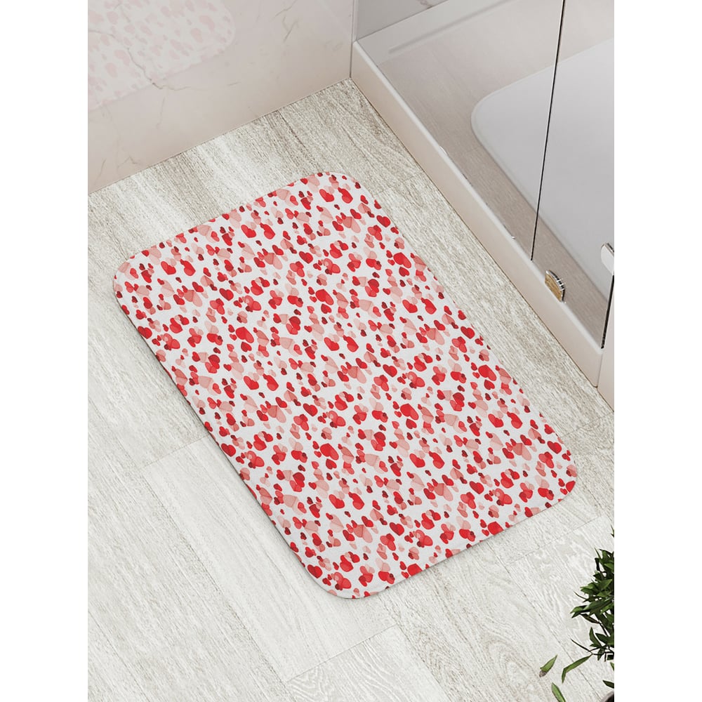 Противоскользящий коврик для ванной JOYARTY коврик для ванной iddis 70х120 см микрофибра серый