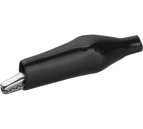 Изображение товара Зажим ОНЛАЙТ 90 182 oac-5a-46-b25 (крокодил, черный, 5 а, упаковка 25шт) 90182