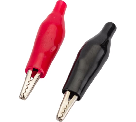 Изображение товара Зажим ОНЛАЙТ 90 184 oac-5a-46-h2 (крокодил, 5 а, упаковка 2шт) 90184