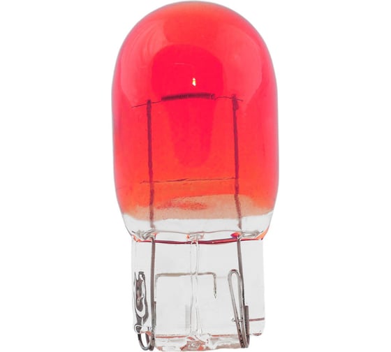 Изображение товара Лампа накаливания ИННОВАТОР АБЦ 12v21w, W3x16d, красная, 100 шт. H029