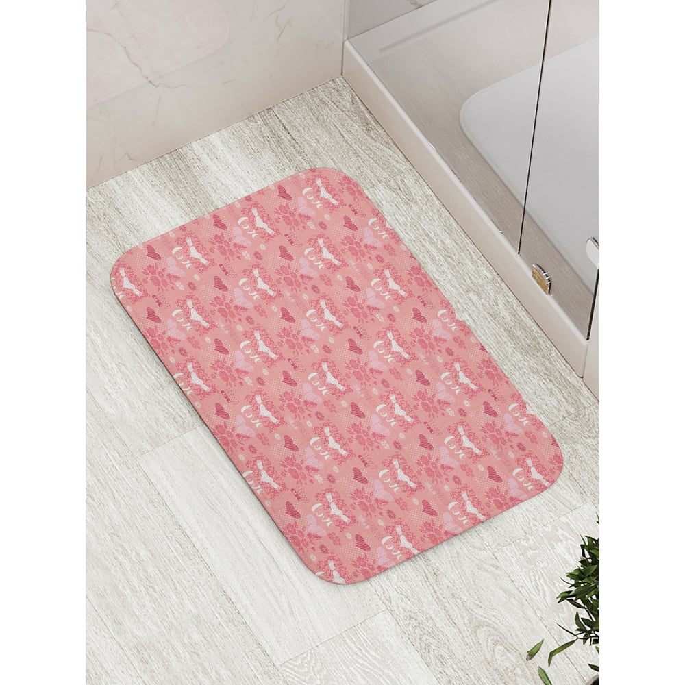 Противоскользящий коврик для ванной JOYARTY коврик inspire gabriel 45x75 см полипропилен на пвх тёмно серый