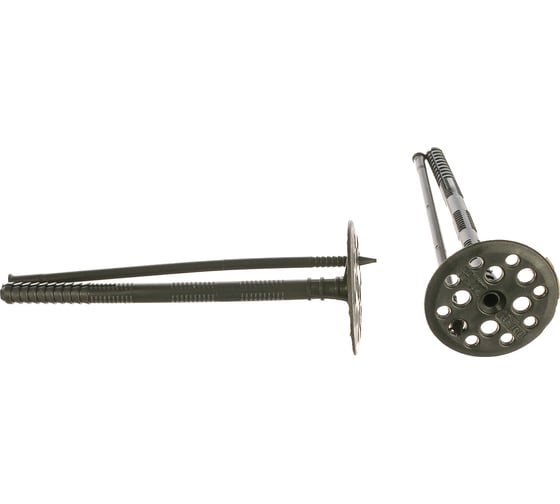 Изображение товара Дюбель Зубр для изоляционных материалов полипропиленовый, пластиковый стержень, 10х160 мм, 100 шт, 4-301505-10-160_z01