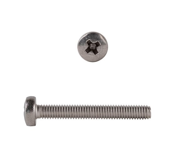 Изображение товара Винт КРЕП-КОМП полуцилиндрическая головка, DIN 7985, нерж. А2, 3х8, 100 шт. вцн38мф