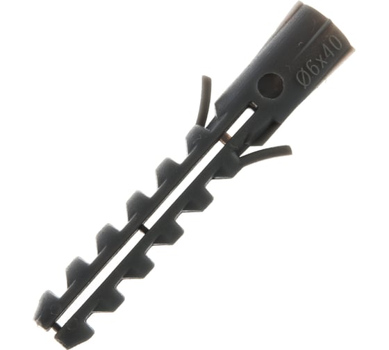 Изображение товара Дюбель распорный "ЕВРО" полипропиленовый 1000 шт. (6х40 мм) ЗУБР 301010-06-040