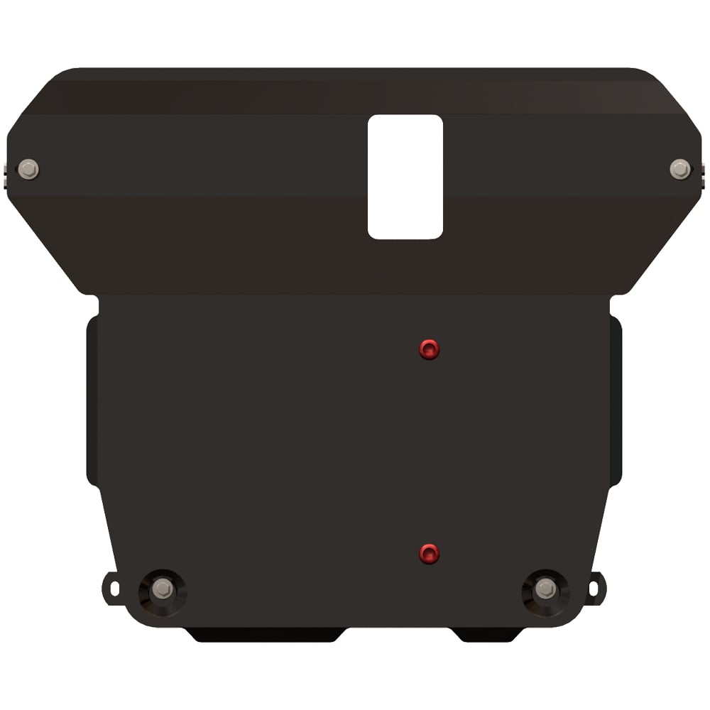 Защита картера и КПП для TAGAZ C10 2011-2013 1.3 MT, гнутая, сталь 2.0 мм, с крепежом sheriff