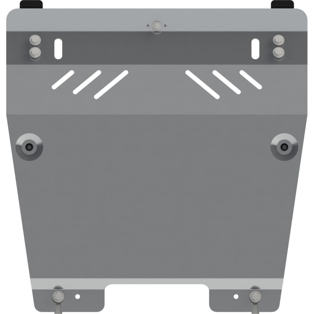 Защита картера и КПП для RENAULT Duster / RENAULT Duster 2015-1.6 МТ4 wd/ 2.0 МТ 4wd, гнутая, AL 5 мм, с крепежом sheriff