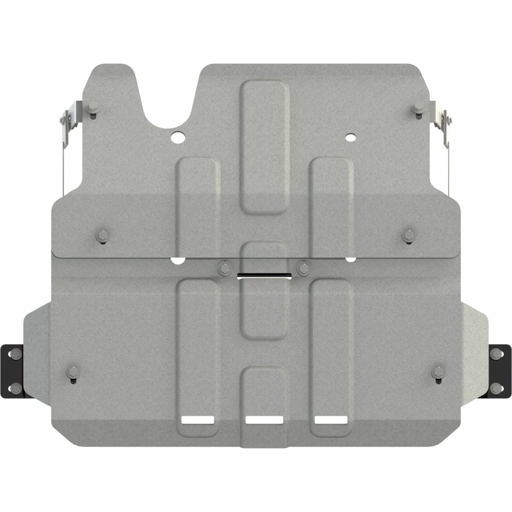 Защита картера двигателя, КПП и РК (раздаточной коробки) алюминий 6 мм для TOYOTA Land Cruiser 76 / 79-2019 sheriff