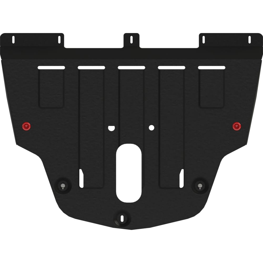 Защита картера и КПП для JEEP Renegade 2014-1.4 АТ FWD, универсальная штамповка, сталь 2.0 мм, с крепежом sheriff