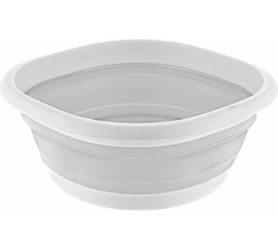 Изображение товара Складной таз Econova 2,7 л, 250x250x90 мм, серый 411269811