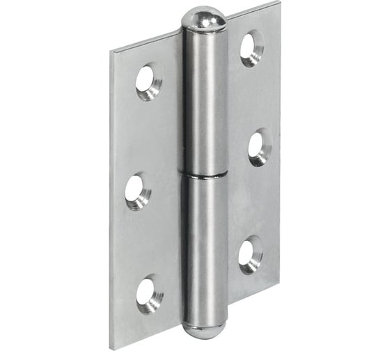 Изображение товара Петля Hafele карточная никелированное покрытие, левая 50мм 331.08.717